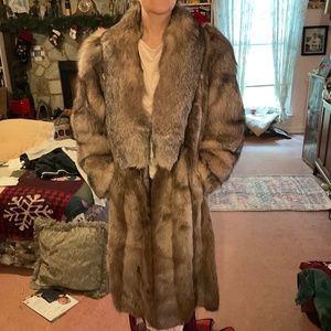 Vintage 3/4 length Red Fox Fur Coat